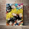 Anime Figures of Goku and Frieza Art Tapestry TA10062204