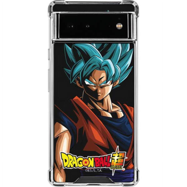 Anime Goku Dragon Ball Super Clear Case for Google Pixel 6a PC06062025