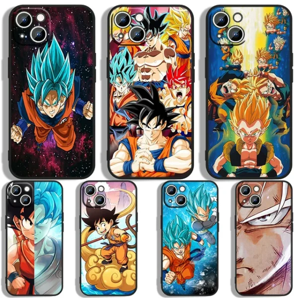 Anime Goku Phone Case for iPhone 15 PC06062307