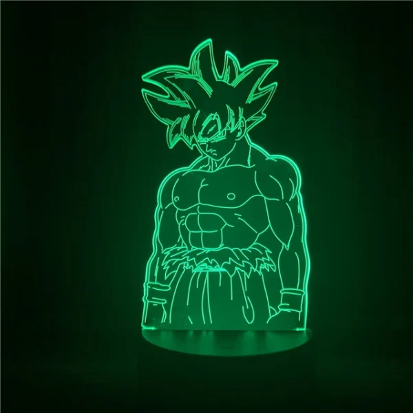 Anime Goku Ultra Instinct Figure Dragon Ball Z Super Saiyan 3D Lamp LED Night Light Goku Jiren Broly Table Lamp Gift 7 Colors LA10062052