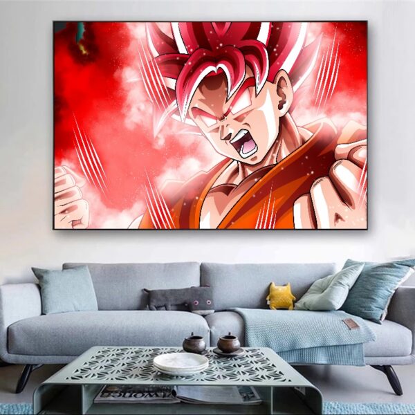 Anime Poster Seven Dragon Ball Characters Goku Vegeta Gift Decor Wall Decoration Painting WA07062140