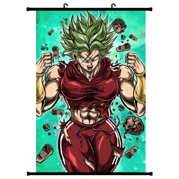 Anime Poster Super Saiyan Kale Wall Scroll HD Painting PO11062448