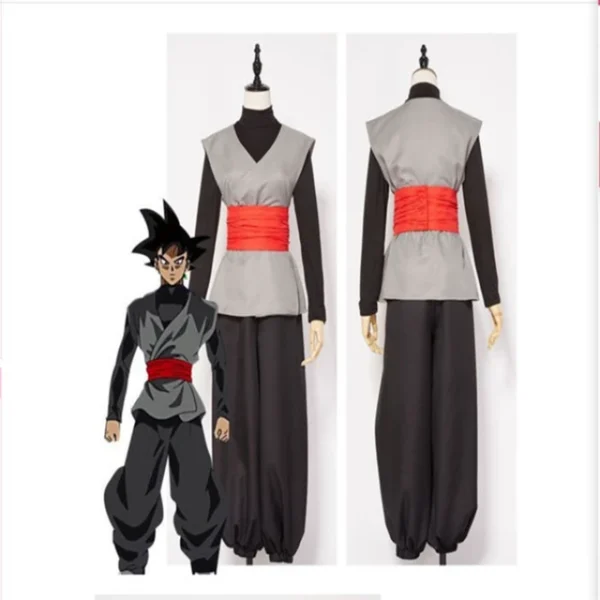 Anime Super Black Son Goku Cosplay Costume Halloween CO07062451