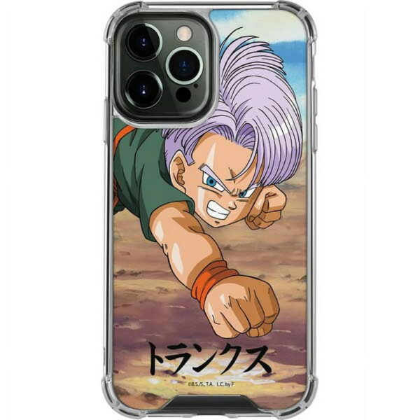 Anime Trunks Power Punch iPhone 13 Pro Max Clear Case PC06062160
