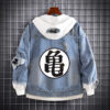 Anime Vegeta Goku Coat Teens Cowboy Jacket JT06062069