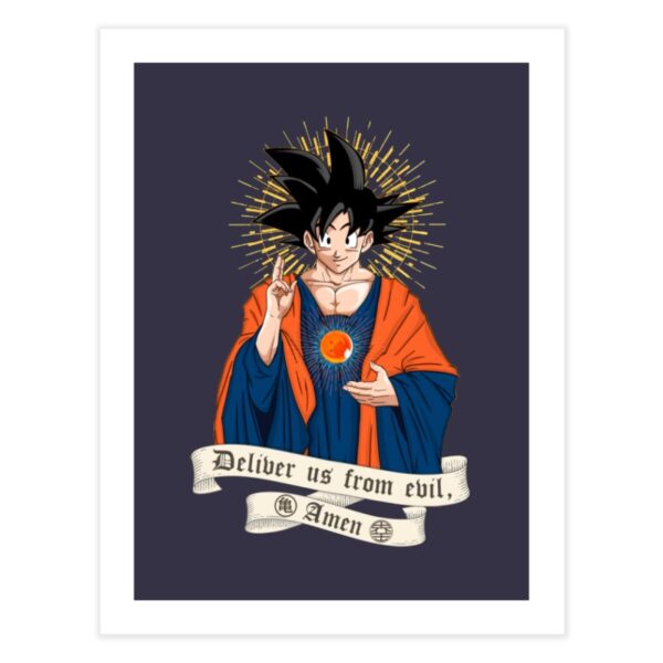 Ascended Goku Fine Art Print TA10062152