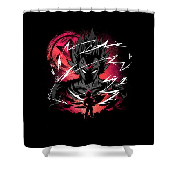 Attack of Vegeta Shower Curtain by Hyper Twenty Fine Art SC10062148
