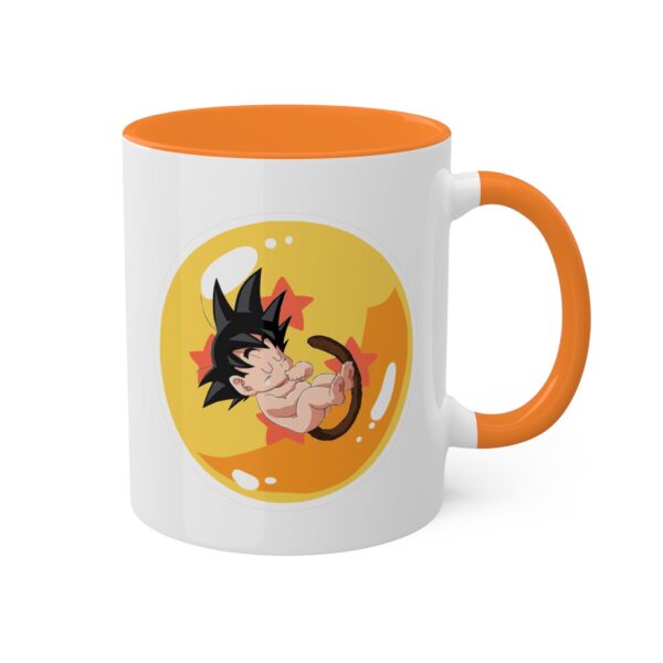 Baby Goku in Dragon Ball DBZ Theme Colorful Mug, 11oz Left MG06062250