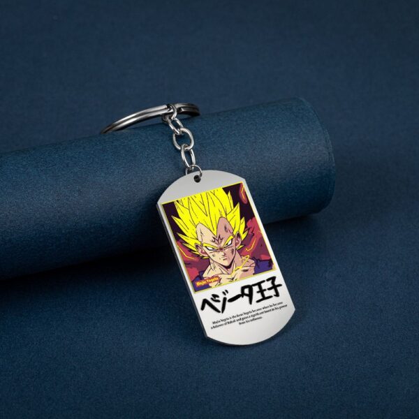 Bandai Dragon Ball Goku Vegeta Titanium Steel Keychain KC07062564