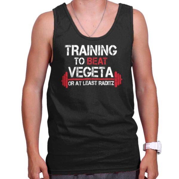 Beat Vegeta Saiyan Gym Workout Z Cool Gift Anime Goku Edgy Tank Top Shirt TT07062142