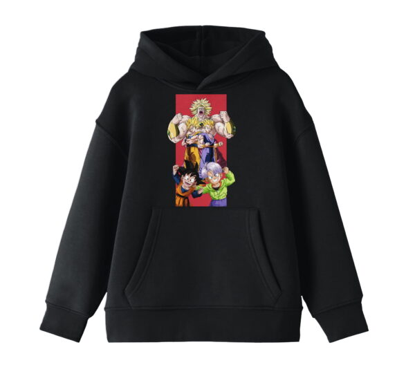 Bioworld Dragon Ball Z Broly Character Art Boy s Black Sweatshirt XL SW11062057