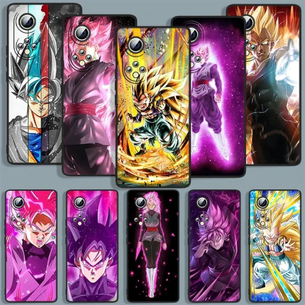 Black Goku Phone Case for Huawei Honor Series PC06062303