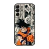 Black Phone Case for Samsung S8 S9 S10 Series Dragon Ball Goku Design PC06062582