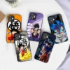 Black x Goku Silicone Case For iPhone X XS XR 7 8 11 15 Plus Pro Max PC06062208