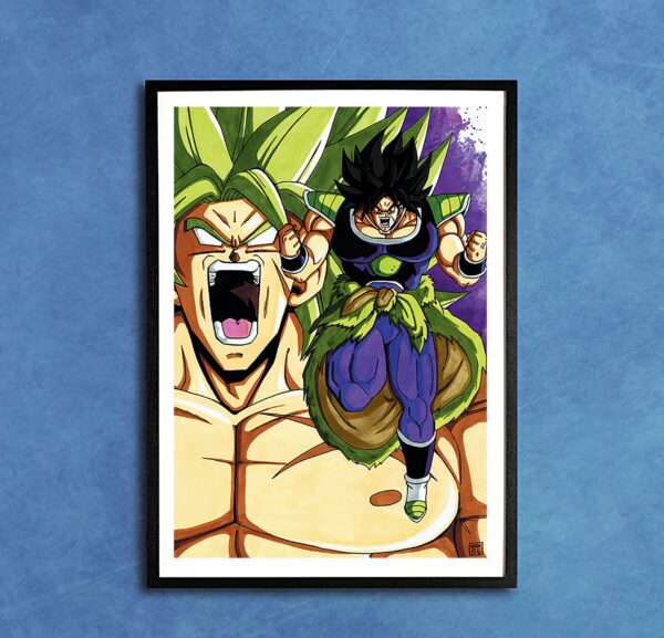 Broly Anime Home Decor Canvas Poster Dragon Ball Z TA10062230