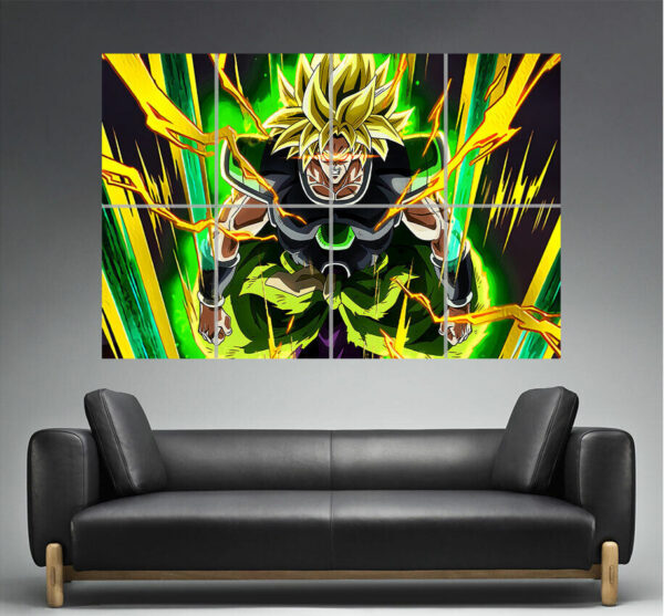 Broly Legendary Great Saiyan Great Broly 04 Dragon Ball Z Art Poster A0 Size WA07062294