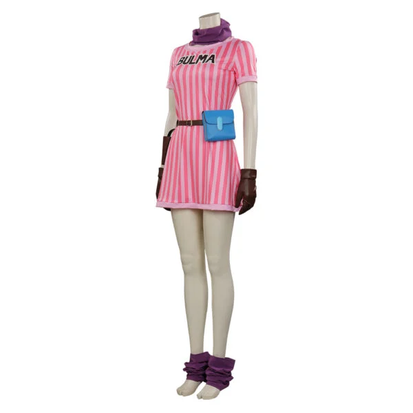 Bulma Cosplay Costume Anime Adult Women Dress Outfits Halloween Carnival CO07062440