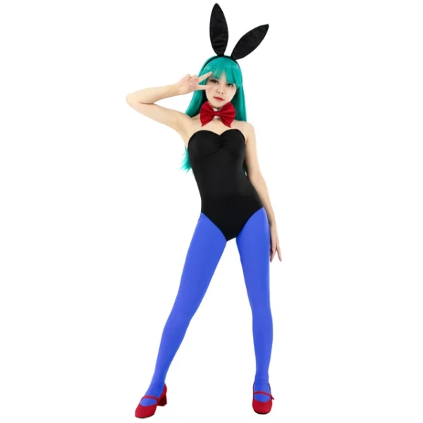 Bulma Rabbit Girl Costume Cosplay Set Body and Ears CO07062497