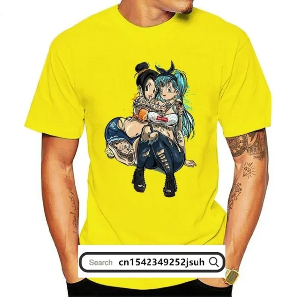 Bulma V Neck Graphic T Shirt SW11062121