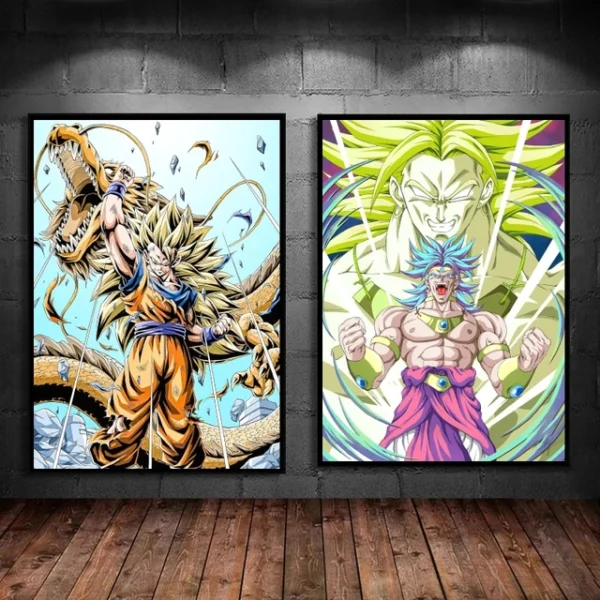 Canvas Artwork Painting Broly Decor Gifts Wall PO11062009