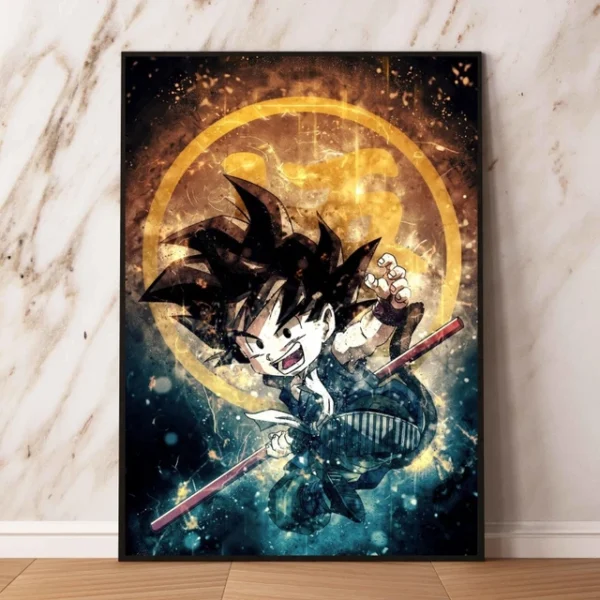 Canvas HD Prints Dragon Ball Goku Wall Art Poster WA07062094