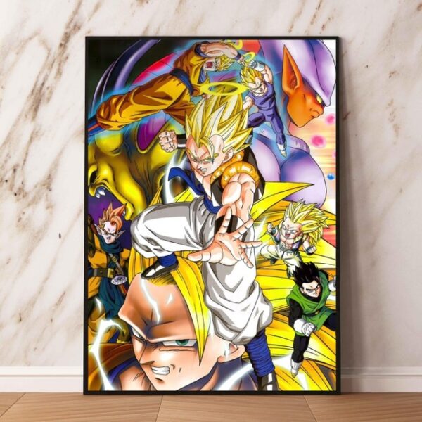 Canvas Wall Art Hot Blooded Anime Dragon Ball Super Saiya WA07062213
