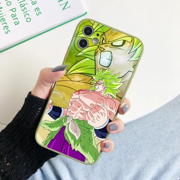 Cartoon Anime Broly Phone Case for iPhone 11 12 13 Pro Series PC06062135