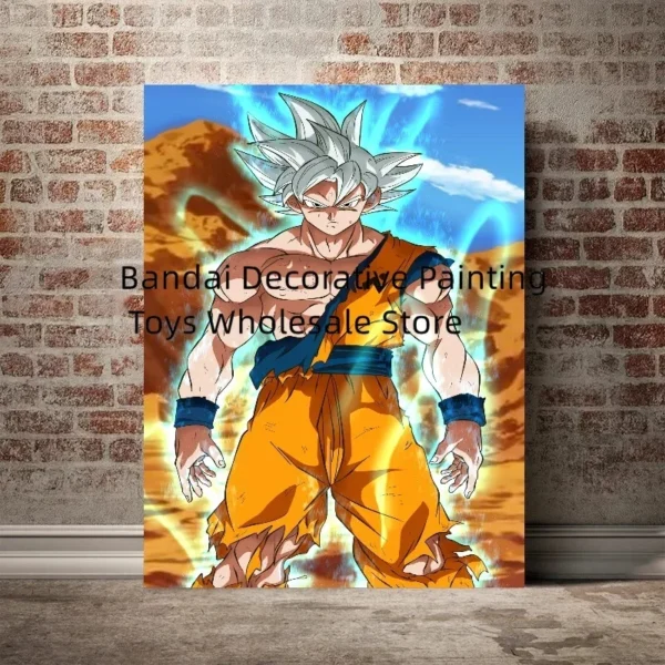 Cartoon Canvas Painting Goku Poster Wall Art PO11062097