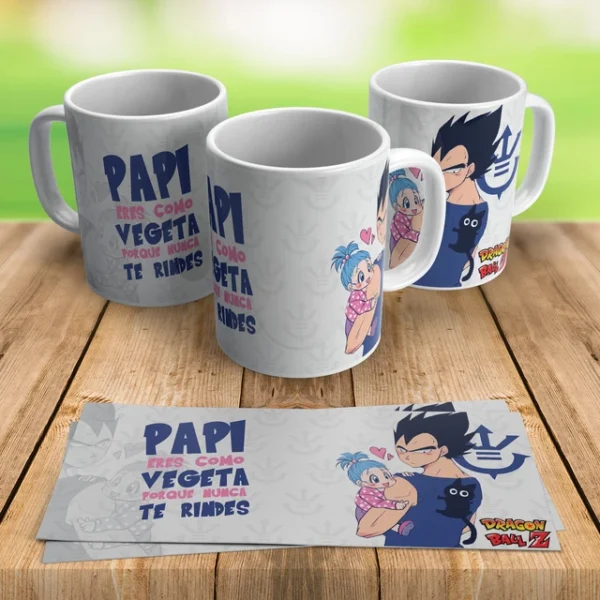 Ceramic Father s Day Mug with Photo Daddy You Are Like Vegeta Gifts for Coffee Tea Infusions MG06062068