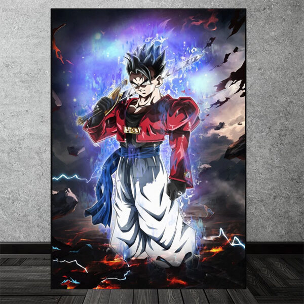 Classic Anime Canvas Painting Dragon Ball Goku Character Poster Wall Art Print Mural Pictures Aesthetic Home Room Decor Cuadros WA07062017