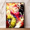 Classic Anime Dragon Ball Z Sun Goku HD Poster Canvas WA07062254
