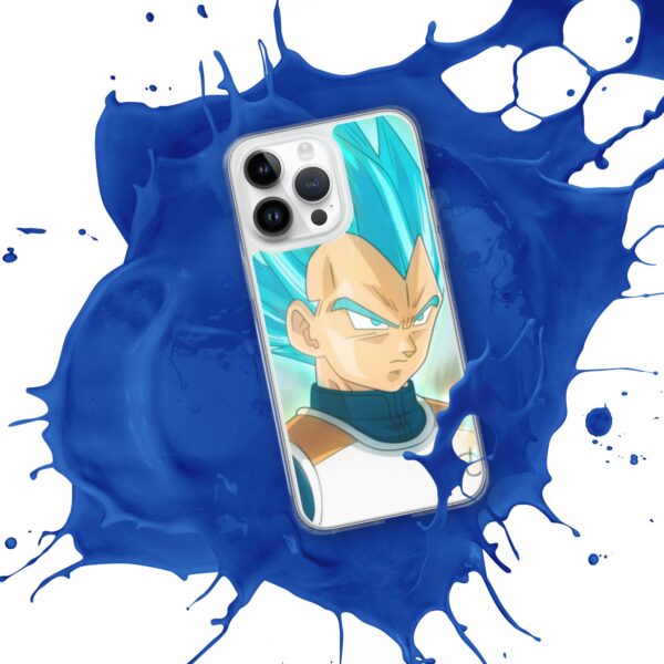 Clear Phone Case Compatible with Galaxy A14 5G Dragon Ball Z Vegeta Phase 2 Design PC06062071
