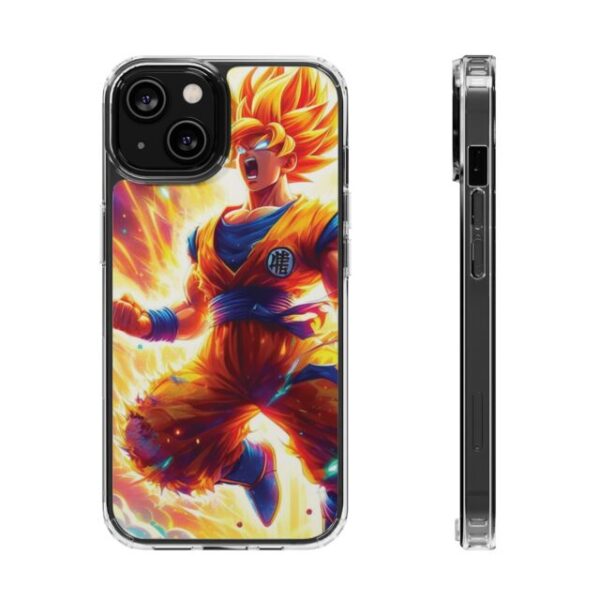 Clear Phone Case for Galaxy S10 Plus Dragon Ball Z Goku & Vegeta Design PC06062604