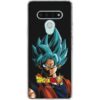 Clear Phone Case for Galaxy S20 FE Dragon Ball Z Goku & Vegeta Design PC06062575