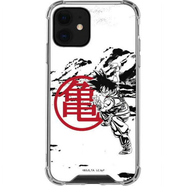 Clear Phone Case for iPhone 12 Mini Goku Wasteland Bold Design PC06062532