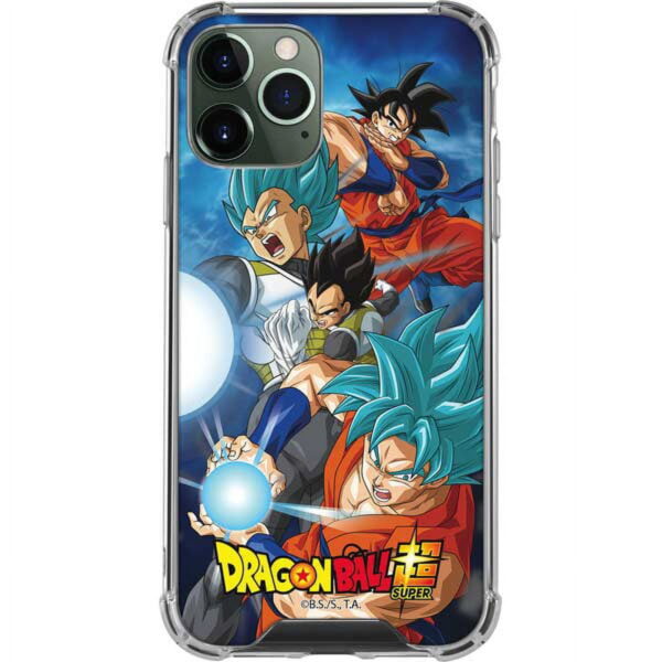 Clear Phone Case for iPhone 12 Pro Goku Vegeta Super Ball Design PC06062560