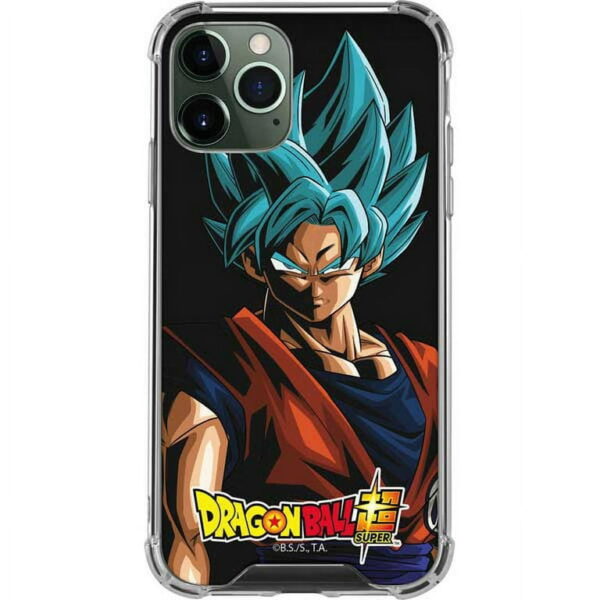 Clear Phone Case for iPhone 12 Pro Max Dragon Ball Super Goku Design PC06062530