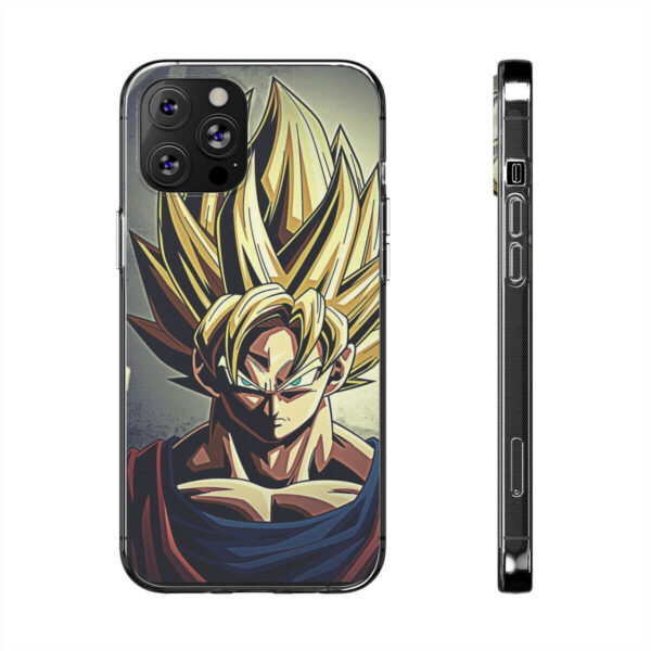 Clear Silicone Phone Case Goku Design PC06062543