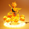Crystal Ball Base Lamp Holder Son Goku Handmade Combination LA10062218