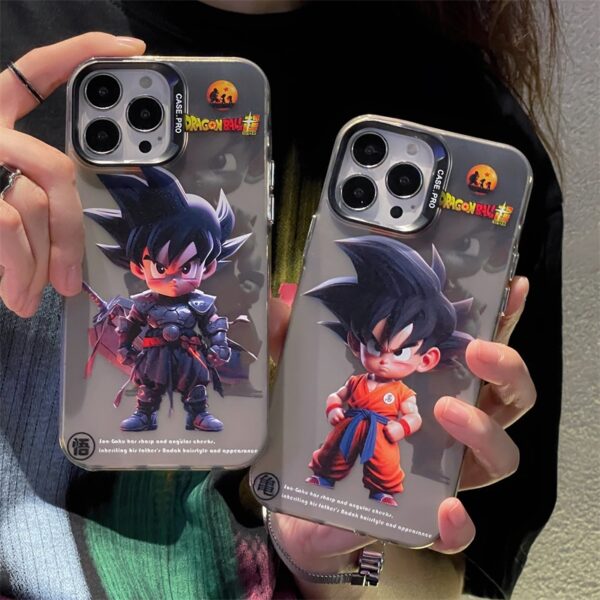 Cute Anime Dragon Ball Goku Phone Case for iPhone 11 12 13 14 15 Pro Max Luxury Couple Anti drop Back Cover Shell PC06062248
