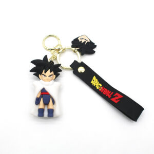 Cute Dragon Ball Action Figures Super Goku, Vegeta, Broly Anime Toy Keychain KC07062097