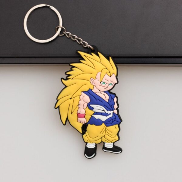 Cute Pendant Anime Figures Son Goku Keychain KC07062345