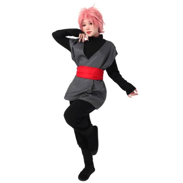 DAZCOS Anime Super Goku Black Cosplay Costume Outfits Halloween Carnival Suit Mens Black Cosplay Costume Anime Kung Fu Suit CO07062295