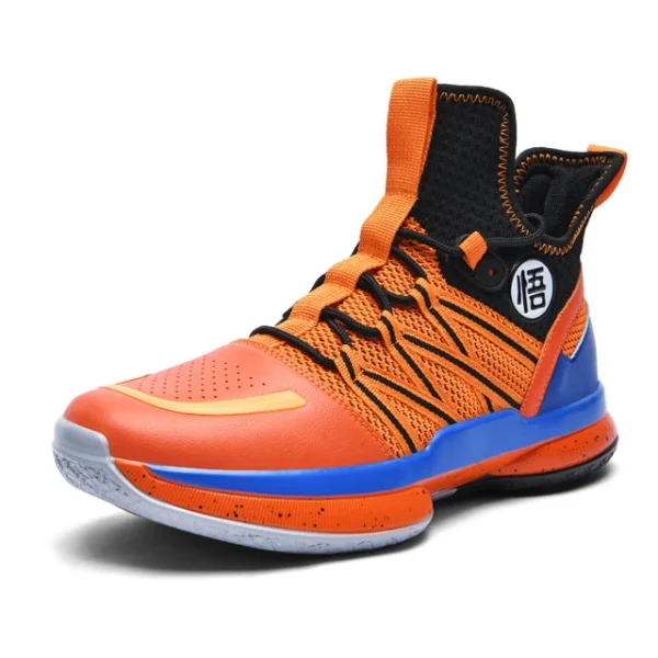 DB Wukong Orange High Top Basketball Shoes for Men SH07062059