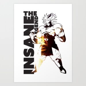 DBZ Broly Art Decal Art Print by GekiDesign TA10062233