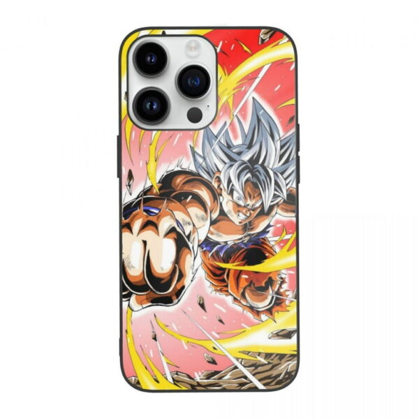 DBZ Goku Ultra Instinct Silver Phone Case for iPhone 14 Plus PC06062097