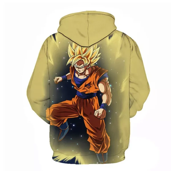 DBZ Super Saiyan 1 Goku Boys Hoodie Sweatshirts Pullover For SW11062369