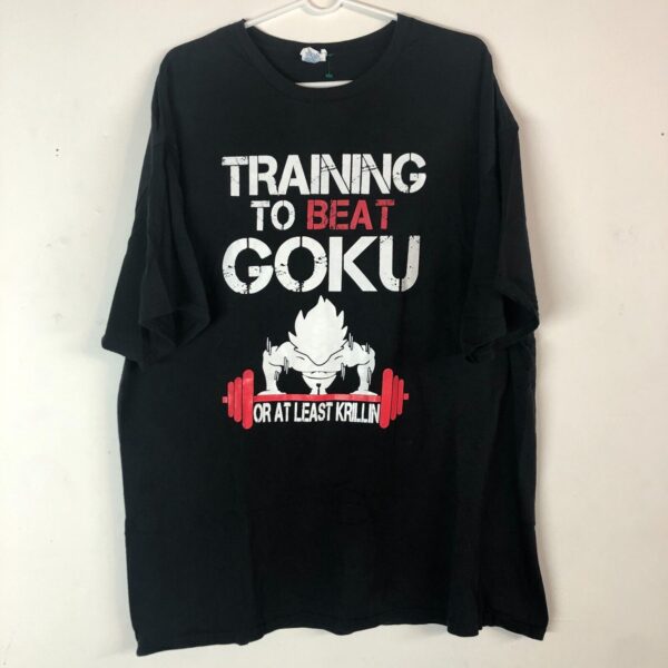 DBZ Training To Beat Goku Or At Least Krillin Men s Black Sweatshirt SW11062550