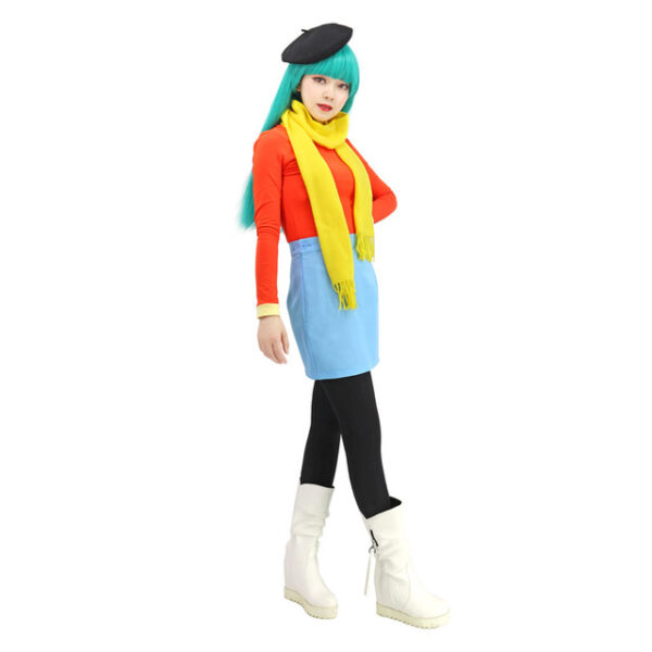 Dazcos feminino hilda cosplay laranja e azul combinação CO07062402
