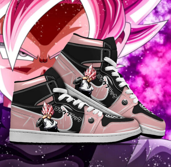Dbz Goku Black Pink JD Sneakers Custom Anime Air Shoes SH07062023
